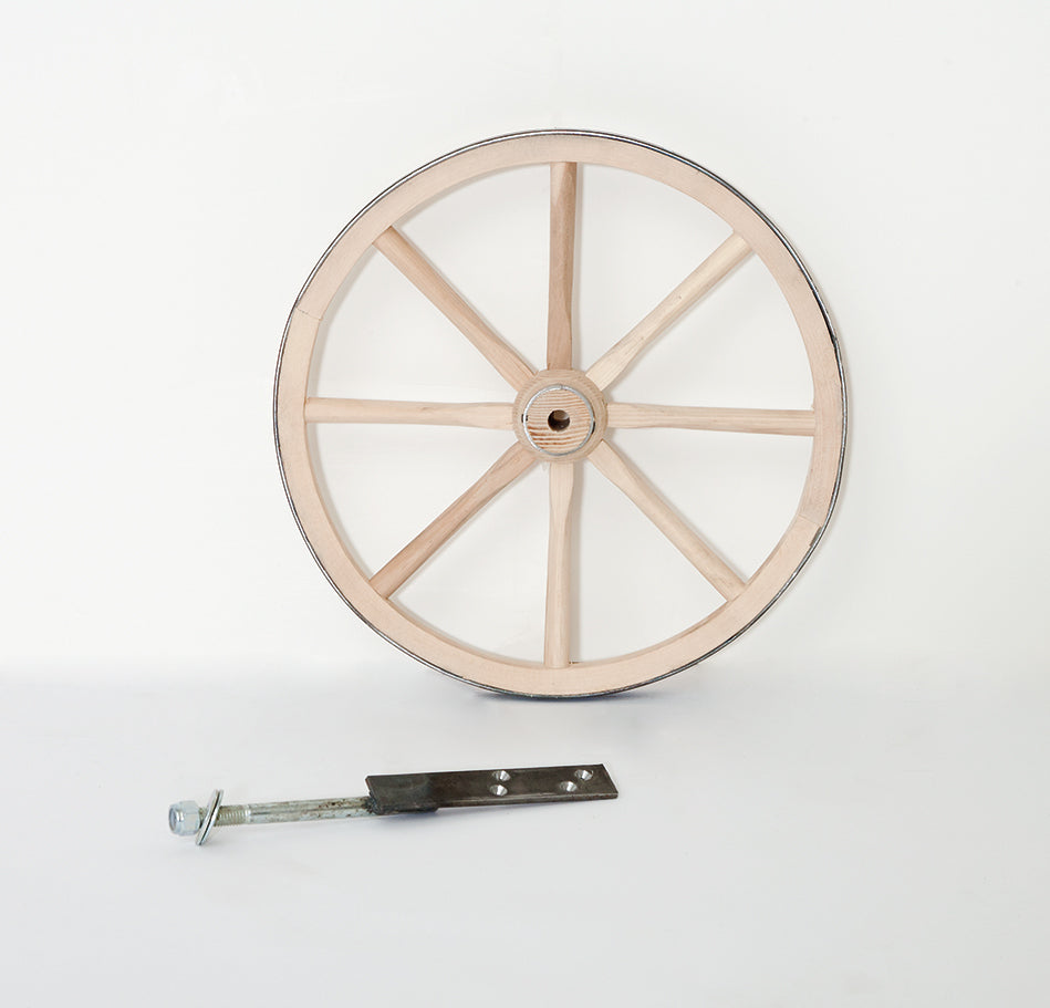 Upcycled Pair of Stub Axels for our Metal and Wooden Wheels (x2)