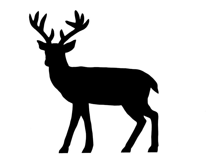Majestic Wildlife Silhouette Metal Lawn Art - Rustic Outdoor Sculpture for Gardens and Patios