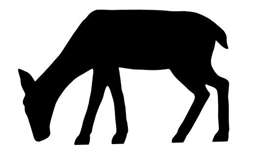 Majestic Wildlife Silhouette Metal Lawn Art - Rustic Outdoor Sculpture for Gardens and Patios
