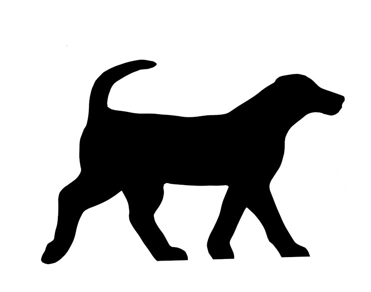 Majestic Pet Silhouette Lawn Art - Rustic Outdoor Sculpture for Gardens and Patios