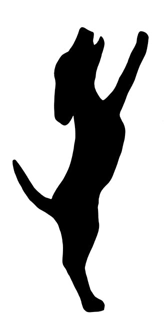 Majestic Pet Silhouette Lawn Art - Rustic Outdoor Sculpture for Gardens and Patios