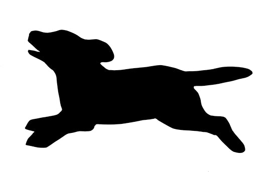 Majestic Pet Silhouette Lawn Art - Rustic Outdoor Sculpture for Gardens and Patios