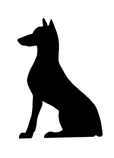 Majestic Pet Silhouette Lawn Art - Rustic Outdoor Sculpture for Gardens and Patios
