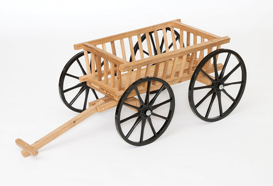 Amish Handcrafted Decorative Pumpkin Wagon